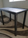 Stitches Reclaimed Distressed Custom built Industrial desk with raw steel trim and straight steel legs