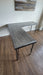 Ghost L-Shaped Desk Reclaimed Distressed Industrial Style with 3-Rod Hairpin Legs