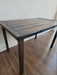 Clearance Sale! Gunstock Tortured Reclaimed Distressed Industrial Wood Desk with Hammered Steel Legs