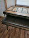 Lightly Tortured Reclaimed Distressed Industrial Wood Desk with hairpin legs