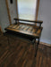 Lightly Tortured Reclaimed Distressed Industrial Wood Desk with hairpin legs