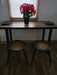 Rustic Industrial Dining Table with U shaped Legs