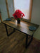 Rustic Industrial Dining Table with U shaped Legs