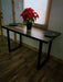 Rustic Industrial Dining Table with U shaped Legs